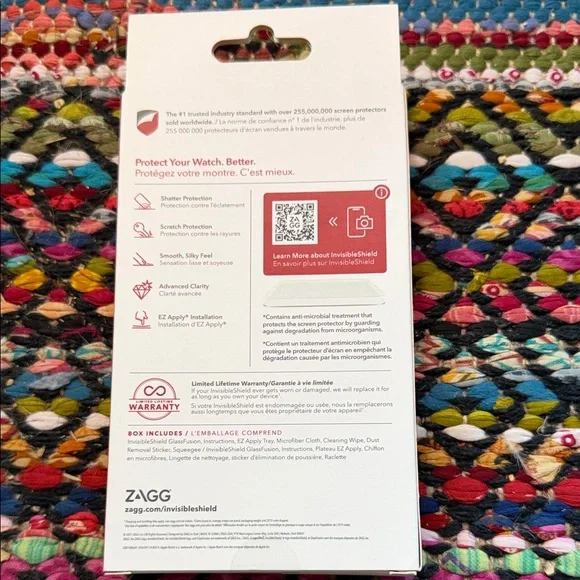 InvisibleShield GlassFusion for Apple Watch Series 8/7 (45mm) - Picture 3 of 5